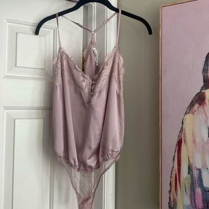 Abercrombie & Fitch - Satin/Silky Lavender Body Suit